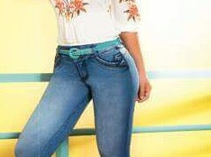 Skinny Jeans Mujer Celeste 722