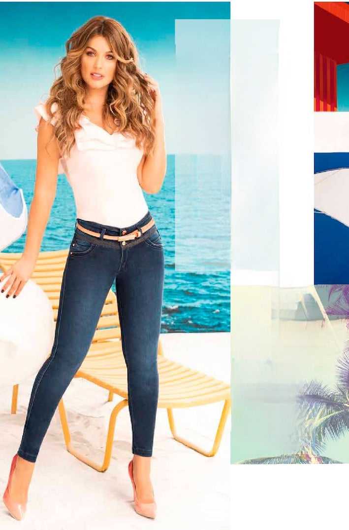 Skinny Jeans Mujer Azul 944 ENVIO GRATIS
