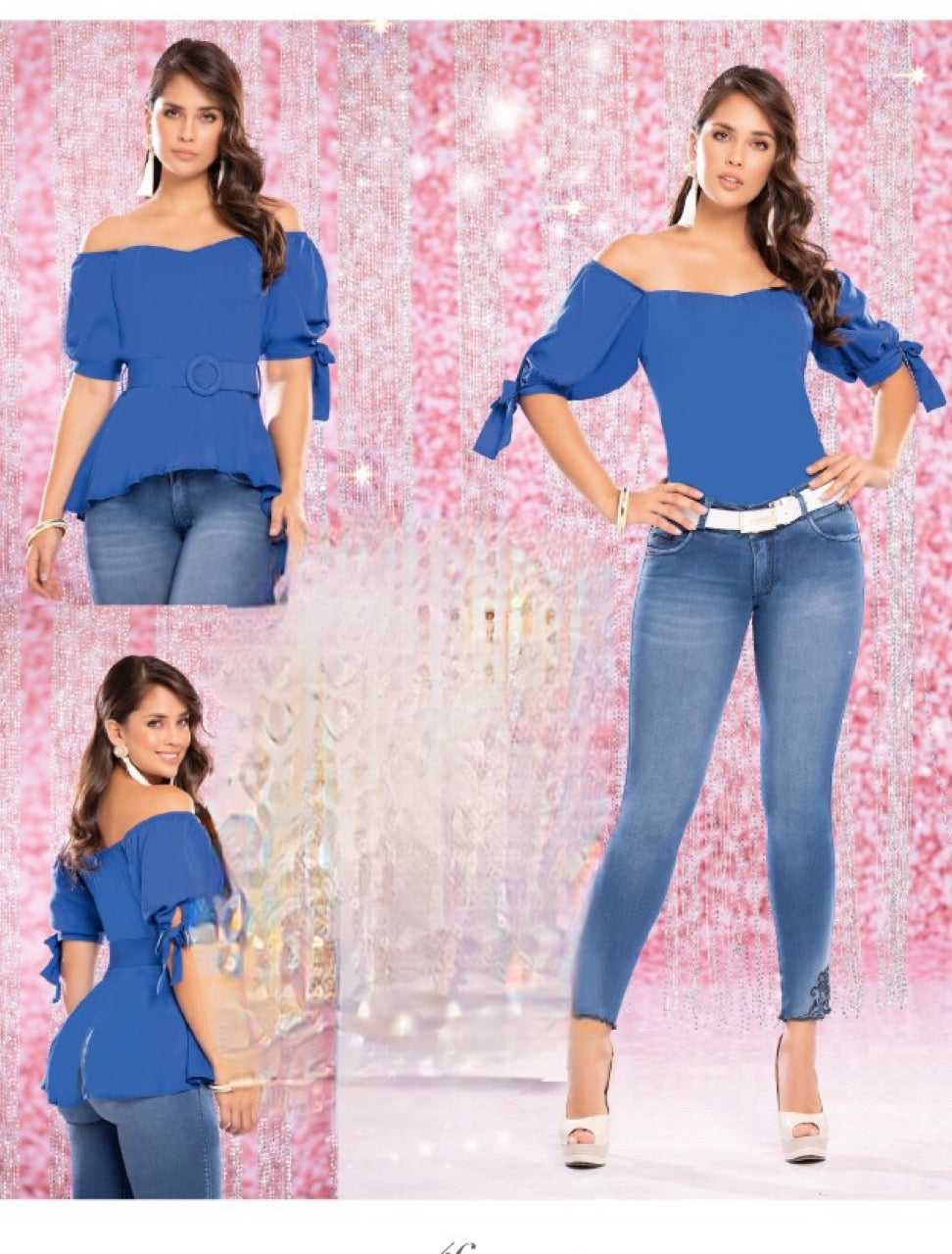 Skinny Jeans Mujer Azul 1047 ENVIO GRATIS