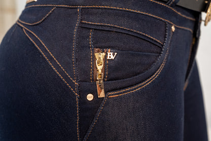 Jeans Mujer Skinny Azul Oscuro 1790-3