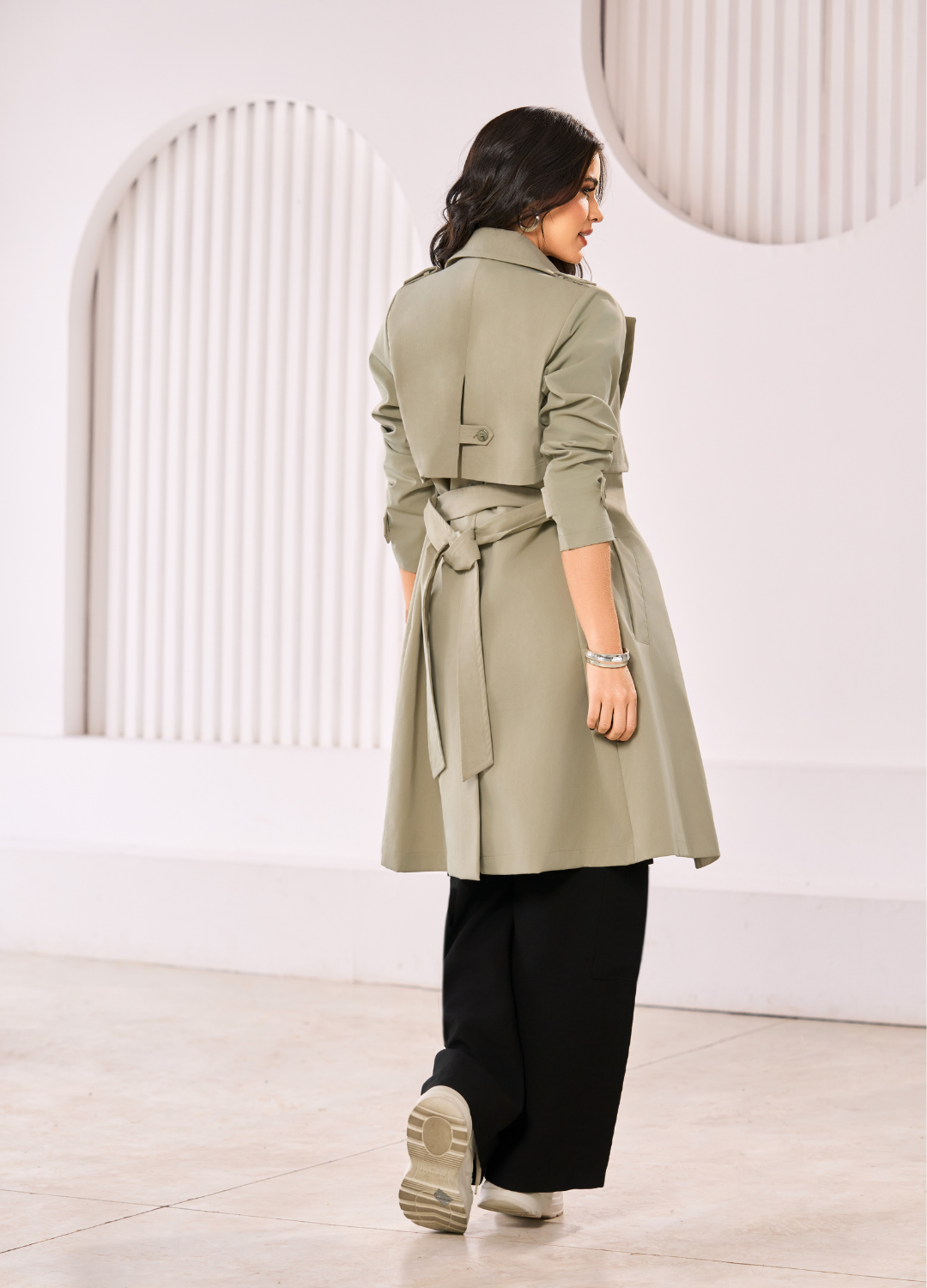 Abrigo Mujer Gaban Beige Colombiano M-669 : ENVIO GRATIS