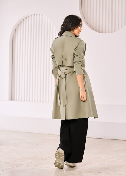 Abrigo Mujer Gaban Beige Colombiano M-669 : ENVIO GRATIS