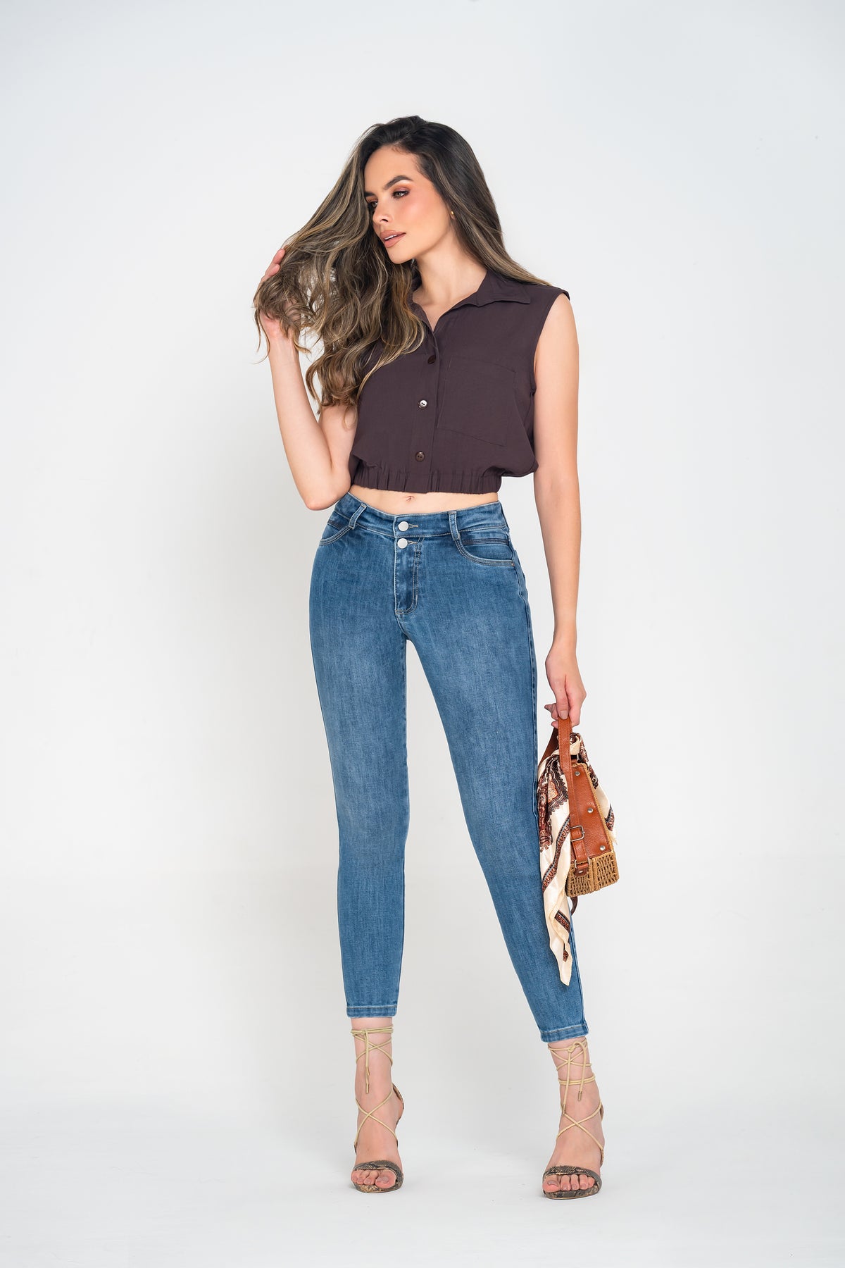 Jean Skinny Push Up 700-1828 - ENVIO GRATIS