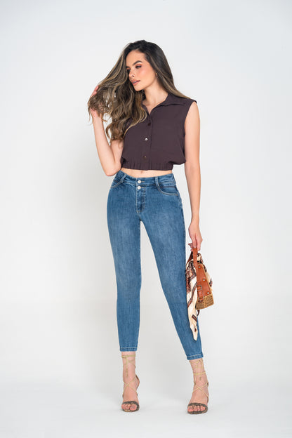 Jean Skinny Push Up 700-1828 - ENVIO GRATIS