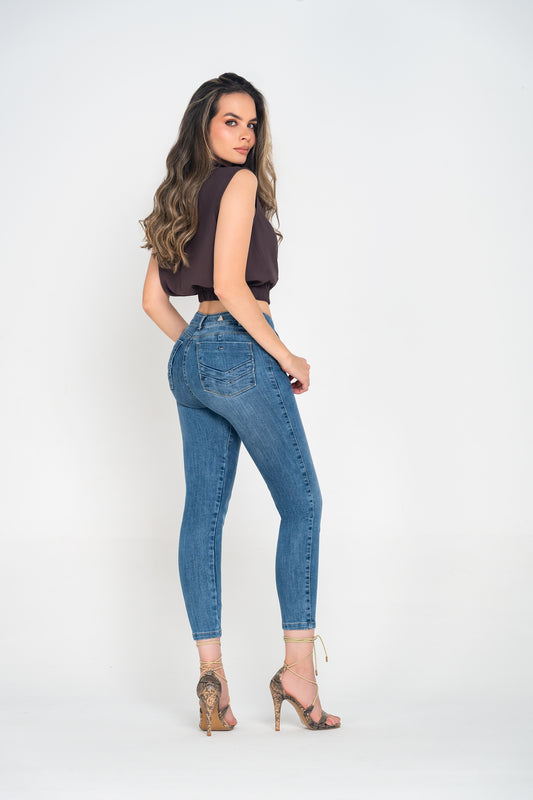 Jean Skinny Push Up 700-1828 - ENVIO GRATIS